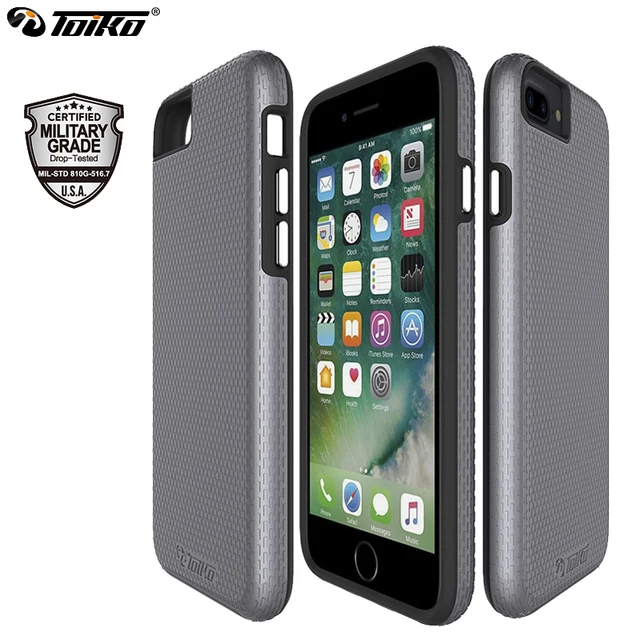 $US $7.94 TOIKO X Guard Hybrid Case for iPhone 6 6s 7 8 Plus Dual Layer PC TPU Protective Bumper Shockproof M