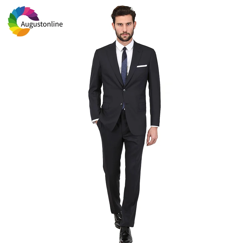 

2019 Black Business Suits Men Suits For Wedding Blazer Tailored Made Slim Fit Formal Tuxedo Best Man Terno Masculino 2Pieces