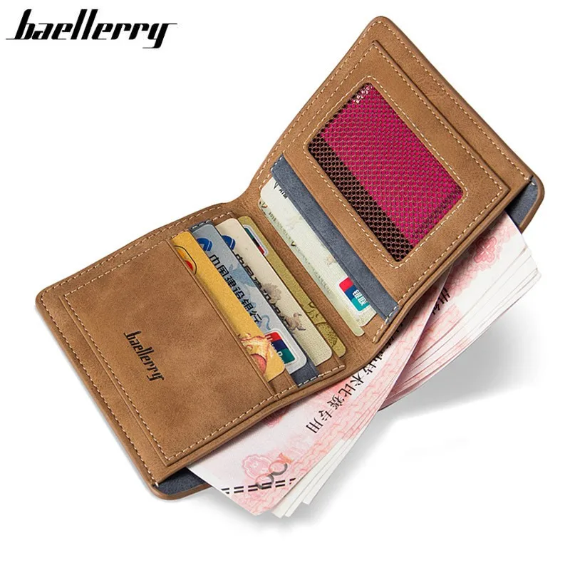 Высококачественный мужской кошелек из мягкой кожи в винтажном стиле, мужские кошельки, кожаный кошелек, мужской держатель для кредитных карт, сумка для денег