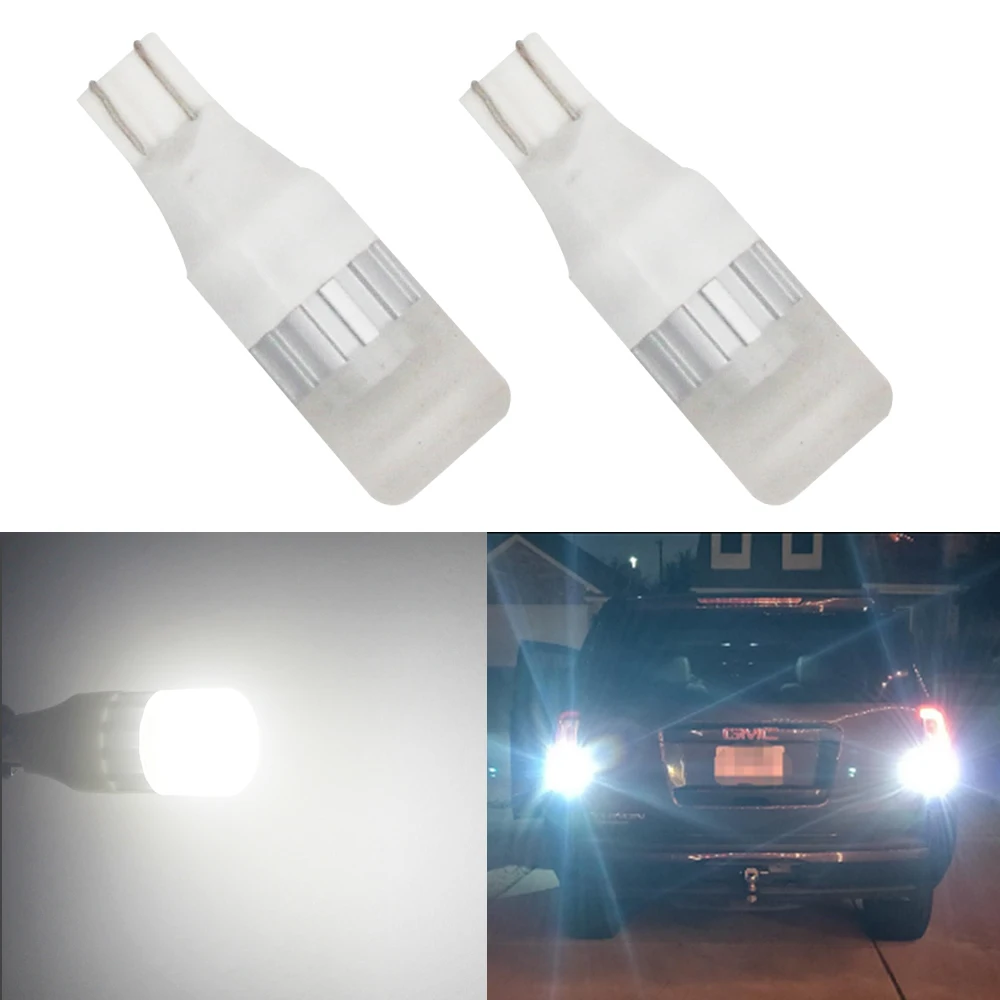 

2Pcs 921 T15 T16 912 W16W LED Bulbs,10V-60V Wide Voltage 1200LM Extremely Bright HP1860 Chip Built in Canbus Error Free Reverse