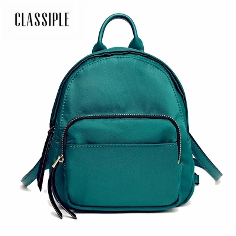 School Bag Women Casual Backpacks Oxford Green Crossbody Bag Women