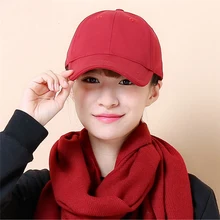 New arrival baseball cap women autumn-winter prevented bask hats women's and ladies solid color casual sports snapback hats cap