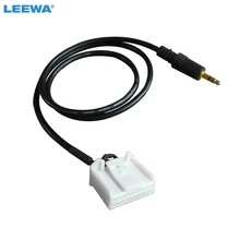 LEEWA 1PCS Car 3.5mm Audio AUX 20PIN Wire Adapter Input Wire Cable For Toyota Camry Corolla Reiz RAV4 Highlander #CA3231