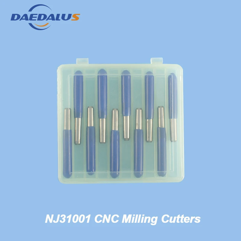 

10pcs/lot Router Bit Carbide 3.175mm Milling Cutter CNC Cutter NJ31001 Flat Bottom End Mill Drill Bit For CNC Engraver Machine