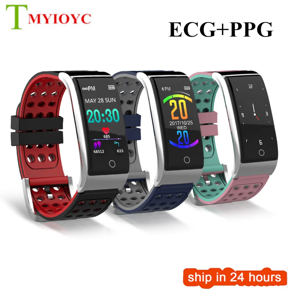 Colorful Screen Fitness Tracker Smart Wristband Heart Rate Blood Pressure Monitor Smart Band Watch ECG/PPG IP67 Smart Bracelet Colorful Screen Fitness Tracker Smart Wristband Heart Rate Blood Pressure Monitor Smart Band Watch ECG/PPG IP67 Smart Bracelet