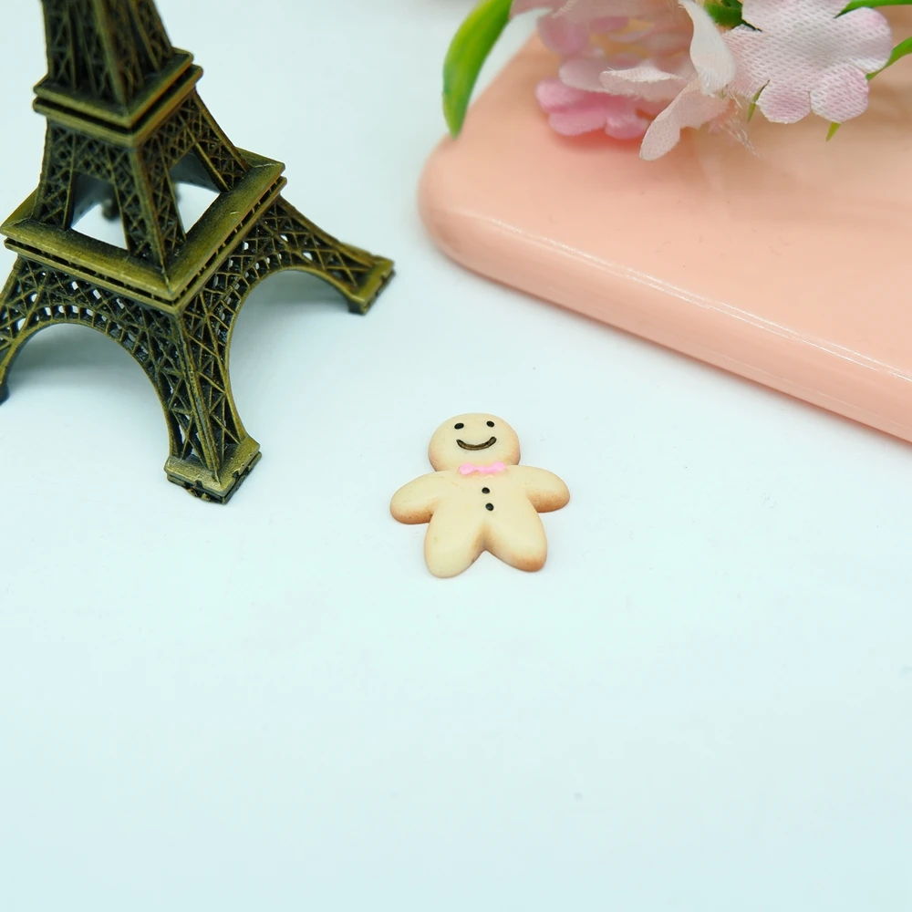 Kawaii Eat me торт Пряничный человечек Печенье flatback Кабошон для телефона деко волосы