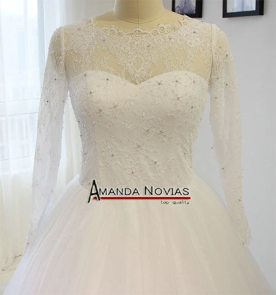 A Line Lace Wedding Dress 100 Nyata Gaun Pengantin Berkualitas Model