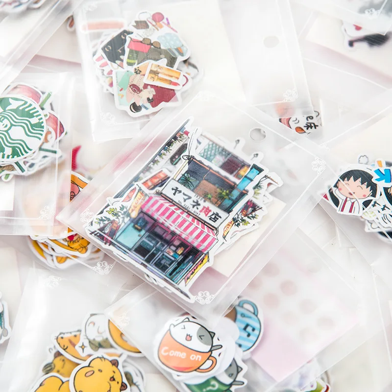 

2 Packs Different Pattern Anime Stickers for Notebook Laptop Home Decal Cute Cartoon Anime Animal Sticker Toy for Children