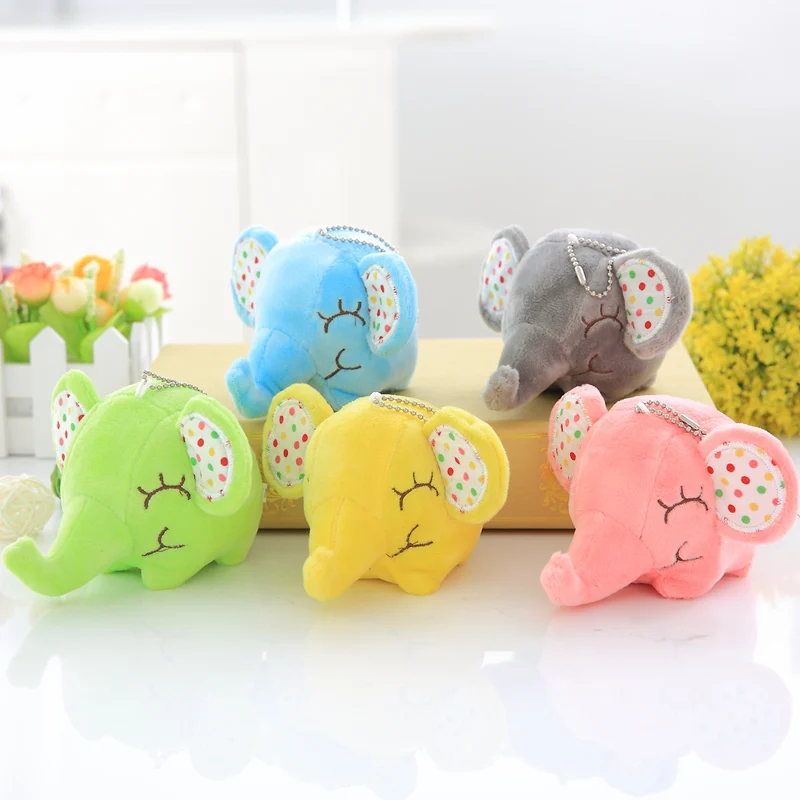 

Toy plush Elephant 12CM Approx. DOLL Plush Stuffed TOY DOLL Sucker Car & Room & Window Pendant Bouquet TOY DOLL