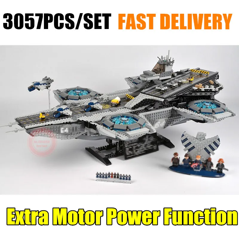 

Motor power function Marvel Super Heroes Shield fit legoings technic Avengers Infinity War Figures 76042 building bricks Blocks