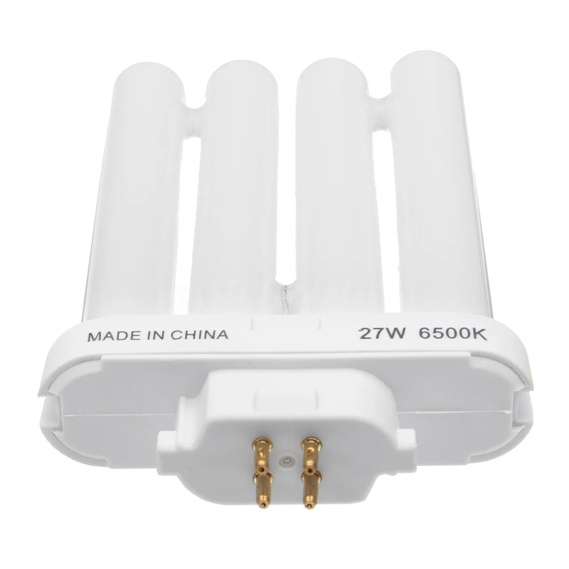 1x 27W FML27/65K Energy Saving Compact Fluorescent 4 Pin Quad Tube Light Bulb Lamp