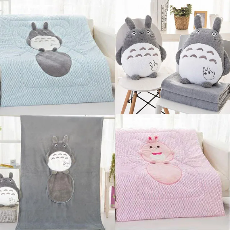 

CXZYKING Cute Japanese Anime My Neighbor Totoro Doll Change Blanket Quilt Cartoon Toys Cute Totoro Plush Toys For Children