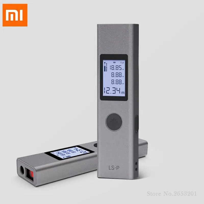 

Xiaomi Home Portable High Precision Laser Range Finder Laser Electronic Ruler USB Charger Laser Range Finder For Smart Home