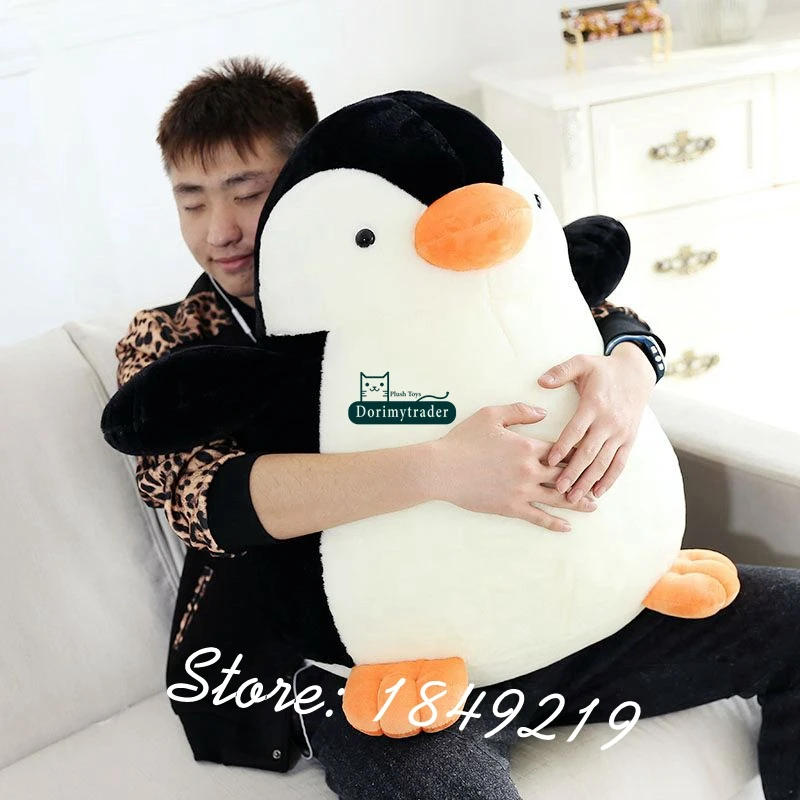 big plush penguin