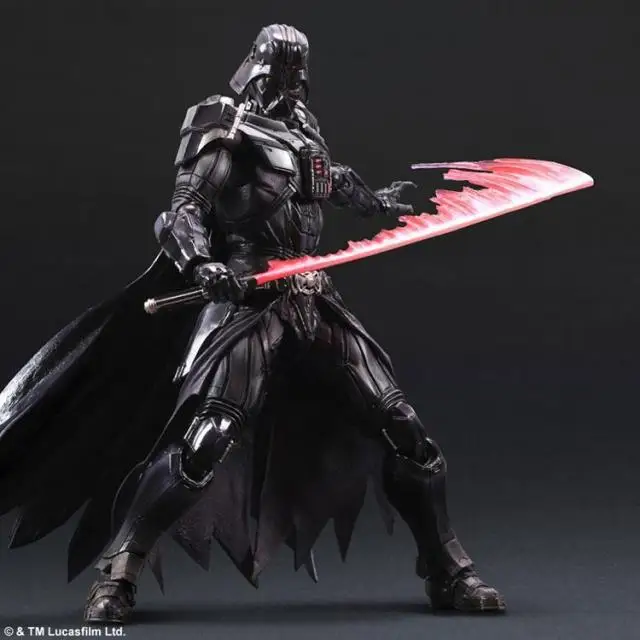 

Play Arts Star War Black Knight Darth Vader Imperial Stormtrooper 28cm PVC Action Figure Doll Toys Kids Gift