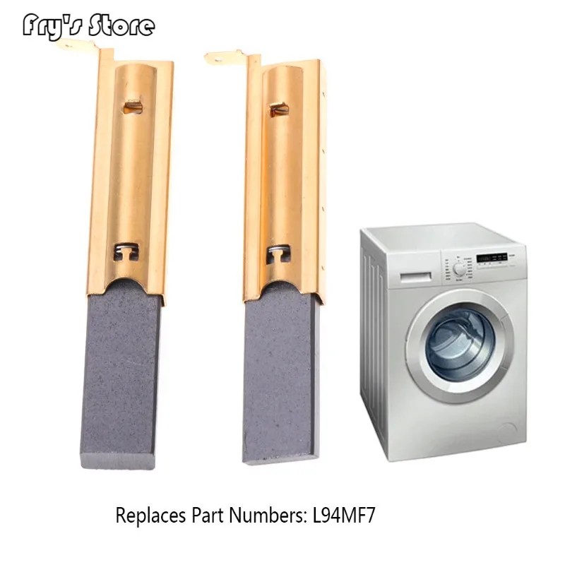 

2Pcs/set Washing Machine Motor Carbon Inserts Brushes L94MF7 For Siemens 5x13.5