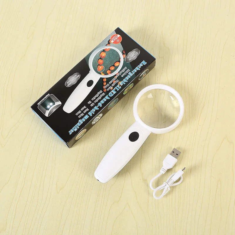 High Power LED Magnifying Glass with Light Handheld Illuminated Magnifier LED Handheld Magnifying Glass for Seniors, Low Vision, Books, Pages, Magazines, Newspapers and Maps-10