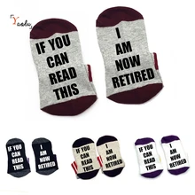 Если вы можете прочесть эти носки, то я сейчас устарел удобные хлопковые носки мужские и женские носки до щиколотки с милыми поговорками