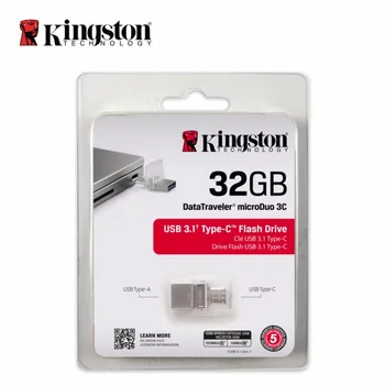 Kingston OTG Type C usb flash pen drive 3.1 USB 3.0 32gb 64gb 128gb Smartphone Micro Memory USB Stick microDuo
Kingston OTG Type C usb flash pen drive 3.1 USB 3.0 32gb 64gb 128gb Smartphone Micro Memory USB Stick microDuo