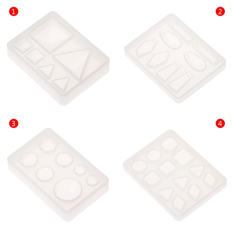 

Silicone Mold DIY Geometric Triangle Mirror Craft Jewelry Making Decorative Cake