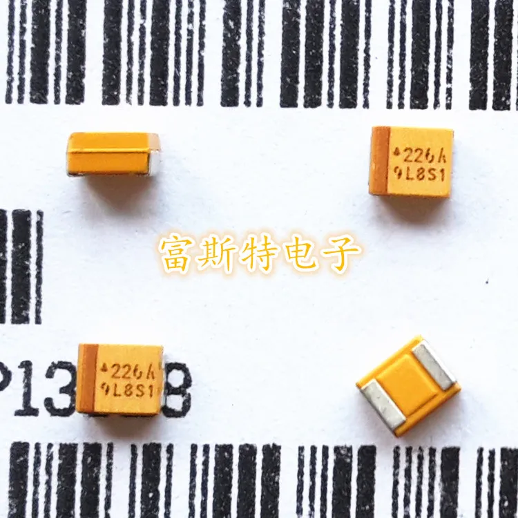 500 шт./лот SMD танталовые конденсаторы 226A 22 uF 10V B 3528/1210 Тип Танталовые Конденсаторы