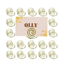 Держатель для карт в форме проволоки, держатели для табличек с именами и цифрами, бумажное меню, изображение, памятка, примечание, держатель для фото, пищевые знаки