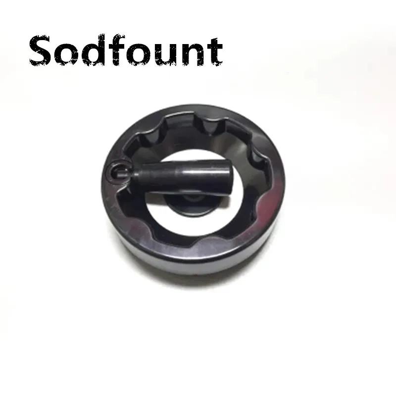 

1pcs Black Milling Machine Lathe CNC 3D Printer Spoked Hand Wheel Corrugated Foldable handwheel 100/125/160/200mm