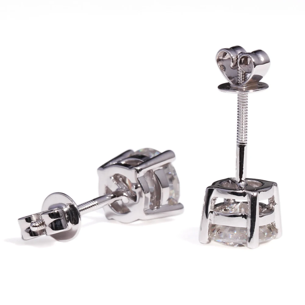 stud earring with moissanite KE16081201 (6)
