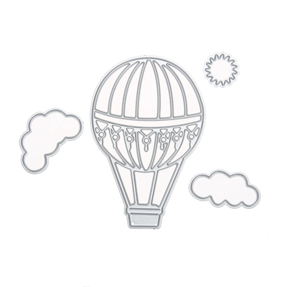 

Hot Air Balloon Cloud Metal Cutting Dies Stencil for DIY Scrapbooking Paper Cards Making Dies Embossing Folder Craft