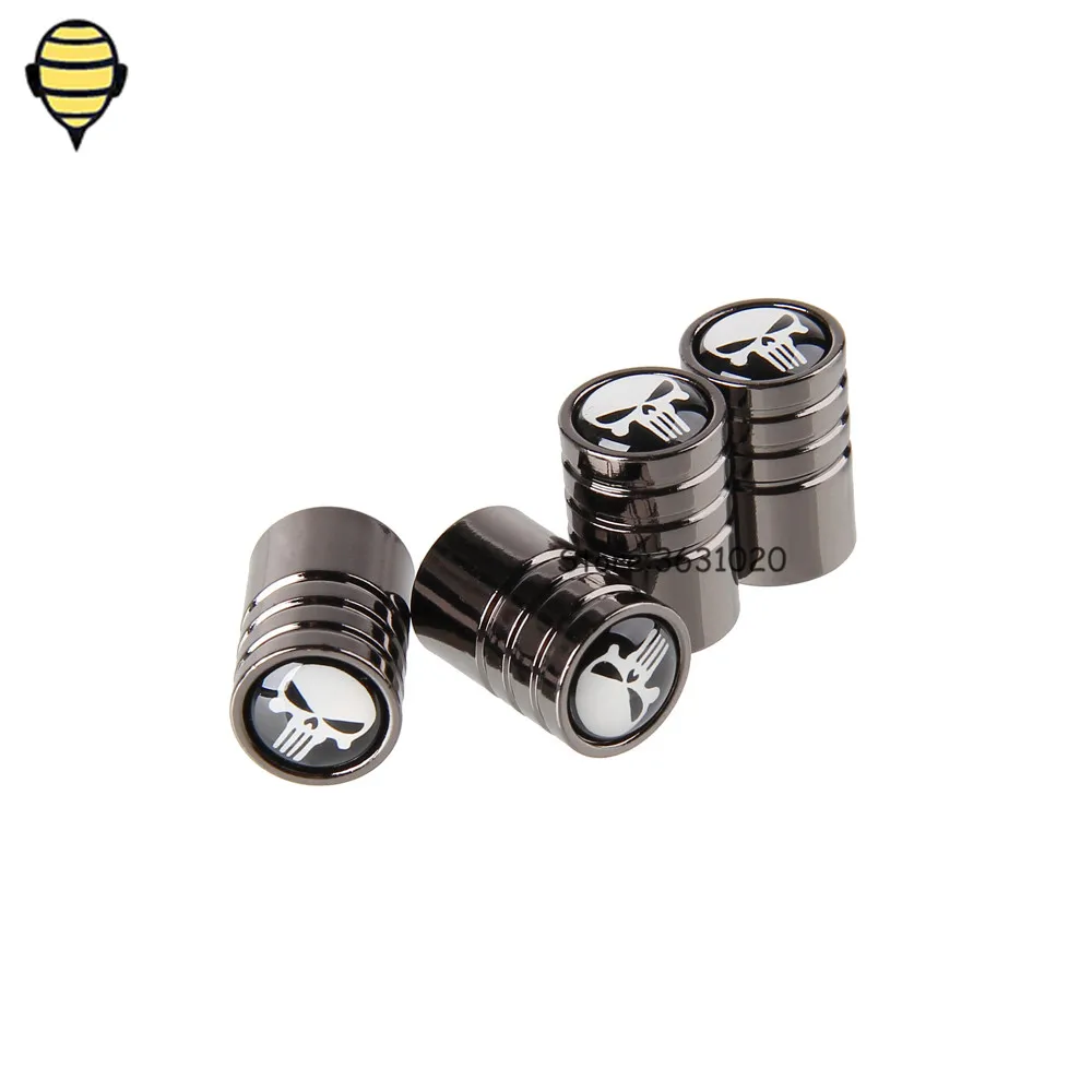Car Accessories Auto Wheel Tire Valve Stem Caps Valve Covers for Skull