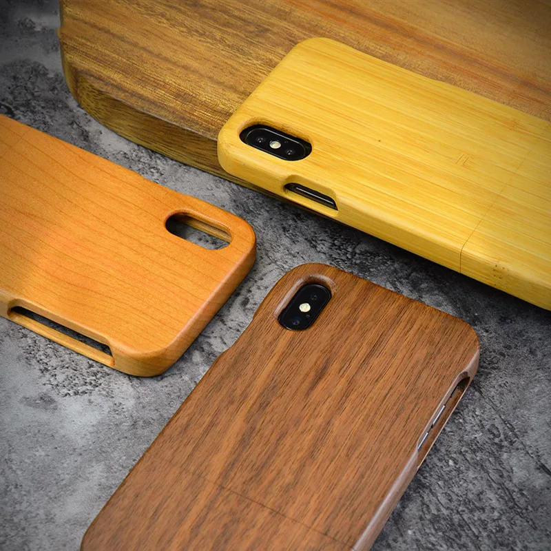 Чехол для телефона из бамбука и натурального дерева iPhone XS Max XR X 8 7 7plus 6 6s Plus 5