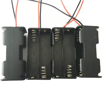 

6V battery box 4X1.5V battery shell 4AAA battery case 4XAAA 4XLR3 battery holder back to back with 6''wires,100pcs/lot