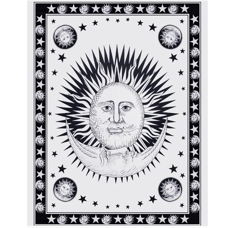 Square tapestry wall tapestry European and American beach