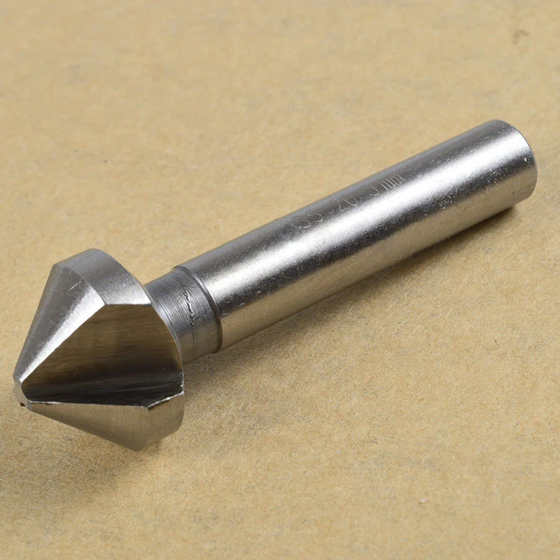 DWZ 6pcs 6.3-20.5mm 90 Degrees HSS Countersink Drill Bit Wood Steel Aluminum Tool