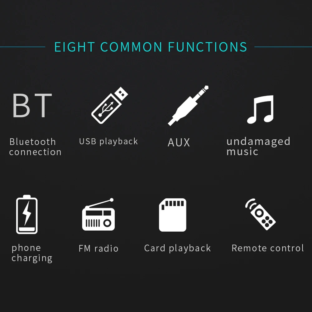 Универсальные классические автомобильные Bluetooth 4,0 стерео радио MP3 Play USB AUX аудио с пультом дистанционного управления