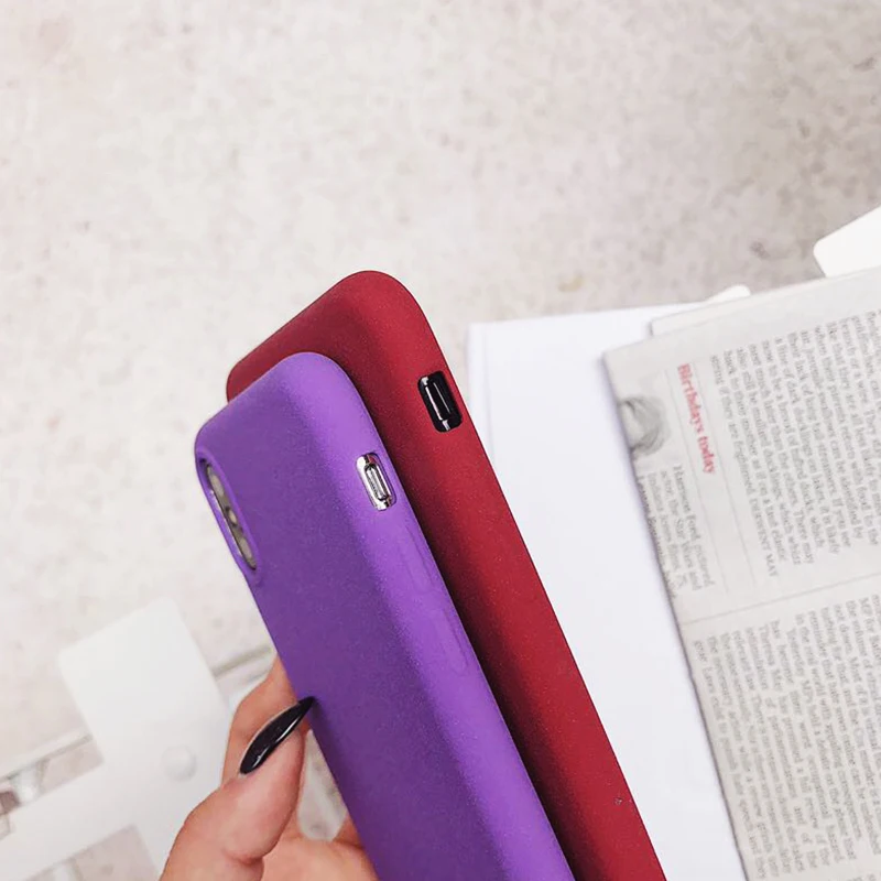 Protect cover case for iphone 6 6S 8 7 plus X 10 Xs Max Xr soft matter Couple suit coque cases For 8 plus Frosted phone cases Protect cover case for iphone 6 6S 8 7 plus X 10 Xs Max Xr soft matter Couple suit coque cases For 8 plus Frosted phone cases