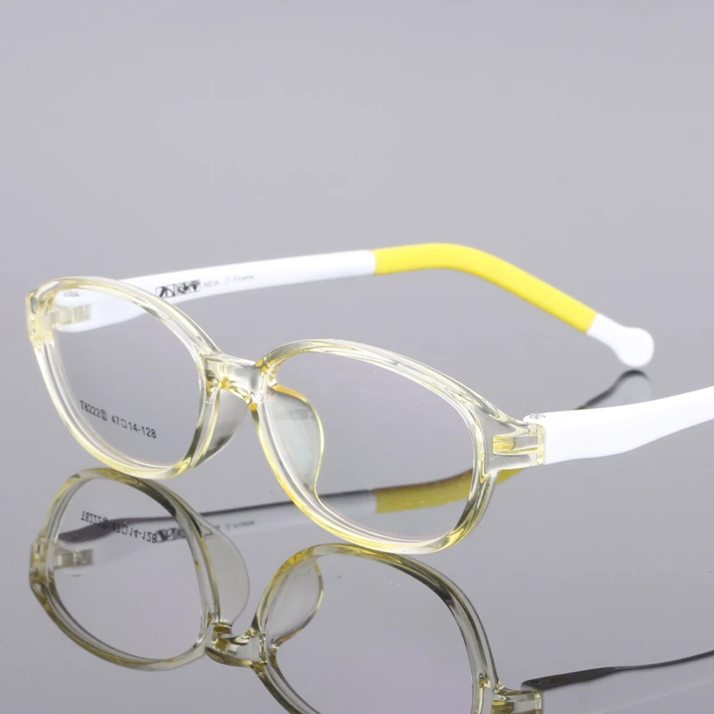 TR90 труба очки мальчик девочка очки легкие очки с гибкой оправой Дети рецепт очки Рамка 8222