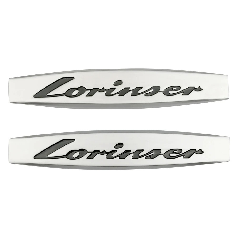 

Car Side Fender Sticker Rear Trunk Emblem Badge Decals For Mercedes Benz Lorinser Logo GLC GLK W124 W163 VITO GLE GLS CLS SLK