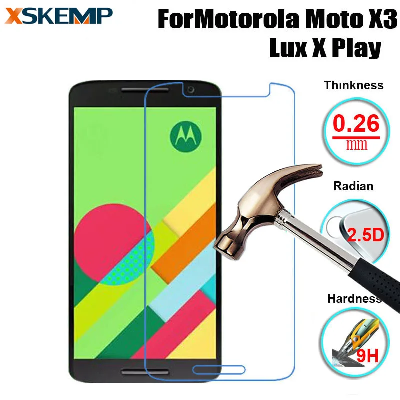 Закаленное защитное стекло для Motorola Moto X Play XT1563 XT1562 XT1561 9H с защитой от царапин HD
