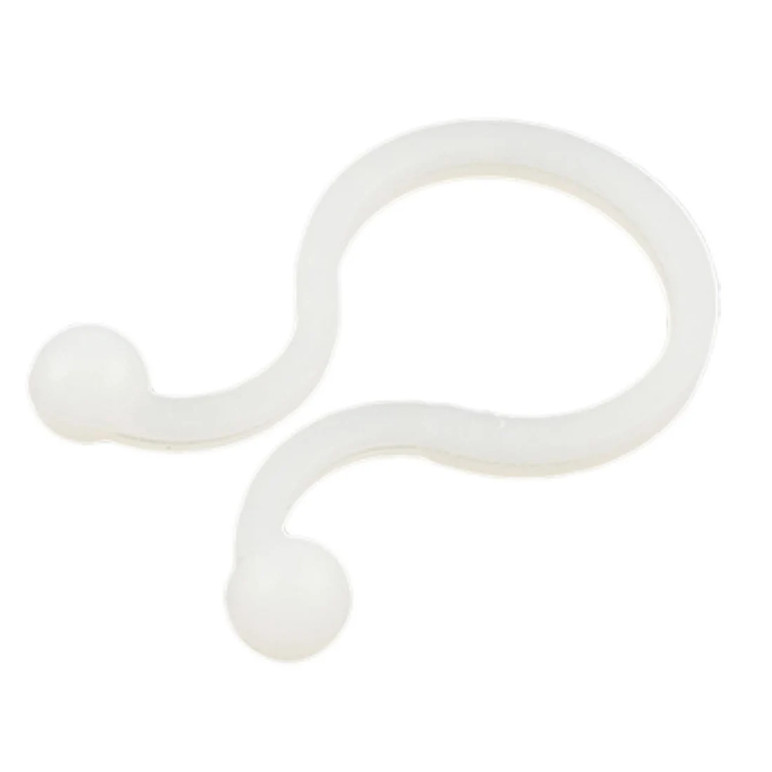 

HWEXPRESS White Nylon Round Tips Twist Lock Cable Tie 100 Pcs