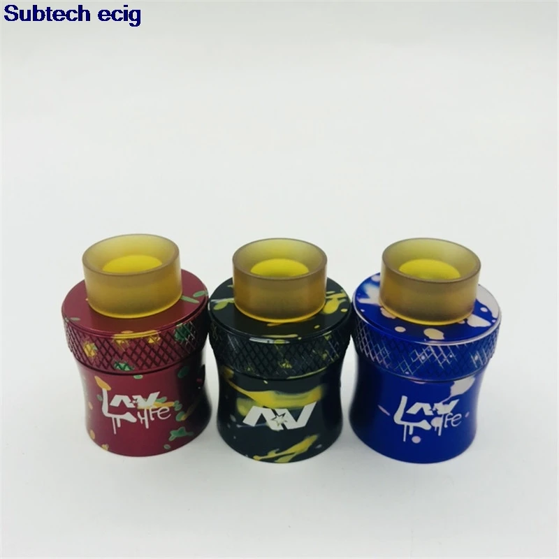 Механический мод Avid Lyfe вата конфеты медленно твист Gyre + Captain Cap II RDA серии AV полный