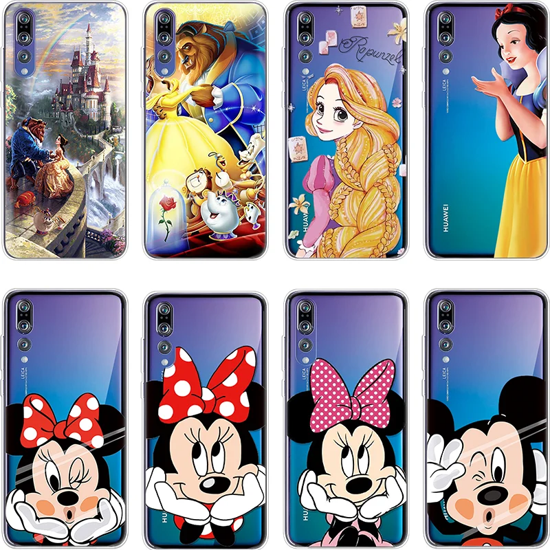 

Cartoon Princess Soft Cover For TPU Huawei P30 P20 Lite Pro PSmart P9 P10 Plus mini 2017 Mate S 10 Pro 20 Lite P Smart 2019 Case