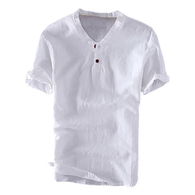 Summer Classic Men Clothes Pullover Shirts Dress Men's Shirts Cotton ...