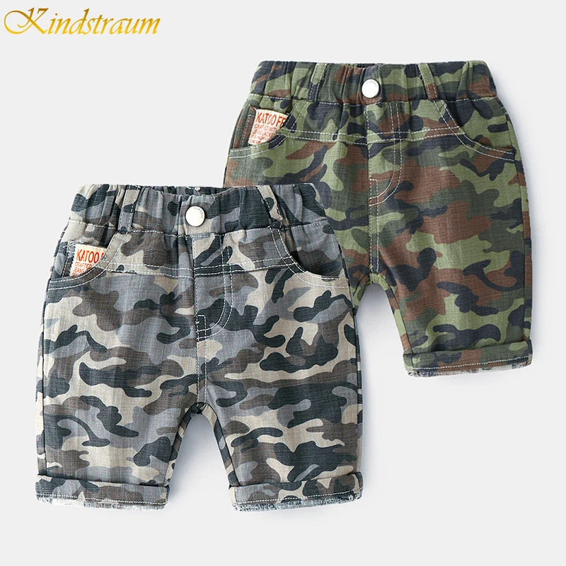 2019 Summer Boys Camouflage Kids Shorts Kindstraum 2 Colors Camouflage