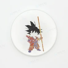 Короткая футболка с героями из японского аниме «Дракон абстрактная акварель Гоку мультфильм Керамика барная Подставка под посуду Творческие дети мальчик подарки Кухня дополнительный коврик коврики