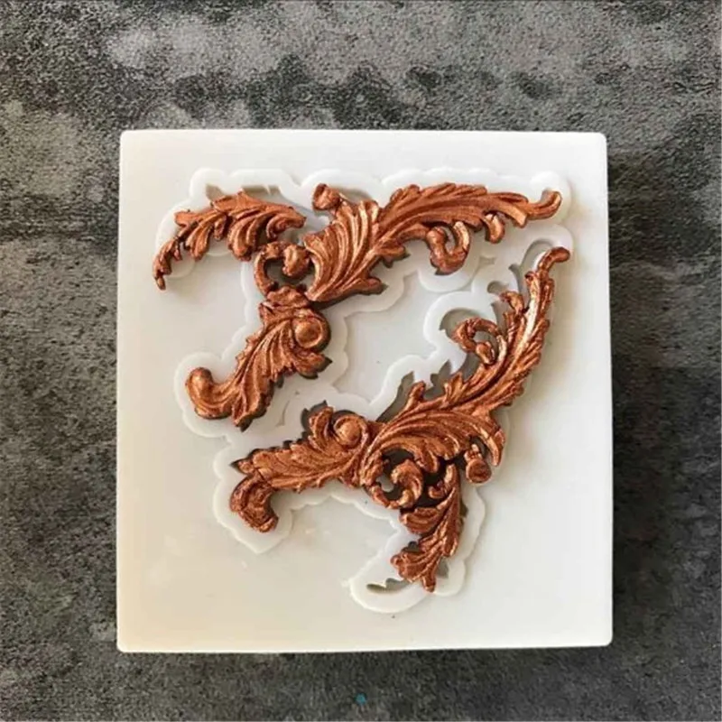 

European relief shape 3D Craft Relief Chocolate confectionery Silicone Mold Fondant Cake Kitchen Decorating DIY Tools # M206