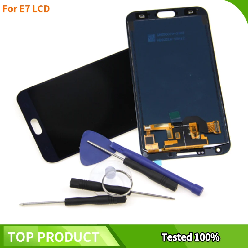 ЖК-дисплей для Samsung Galaxy E7 E700 E700F E7000 E700M сенсорный экран телефона ЖК-дигитайзер в