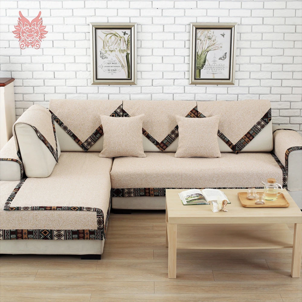

American style geometric jacquard wrapping sofa cover couch furniture covers slipcovers canape capa de sofa protector SP4449