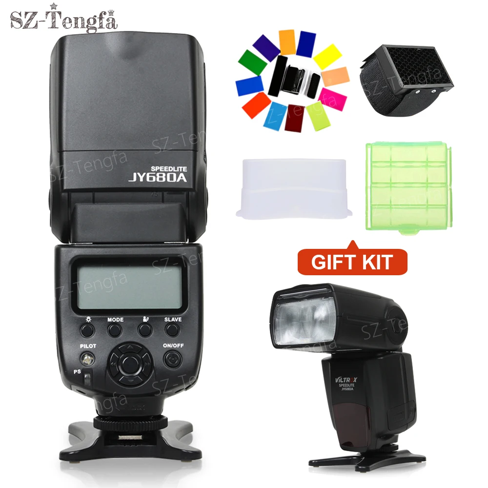 Viltrox JY 680A Universal Master Slave Flash Speedlight for Canon Nikon d7100 d3100 d90 d5300