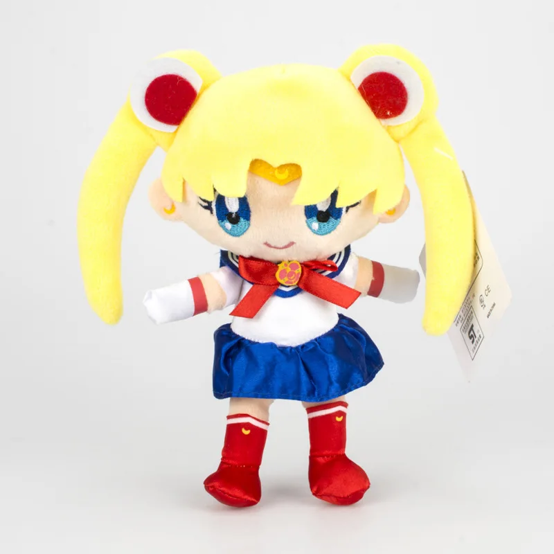 18 см аниме Сейлор Мун Tsukino Usagi Chibiusa плюшевые куклы игрушечные сумки брелок кукла